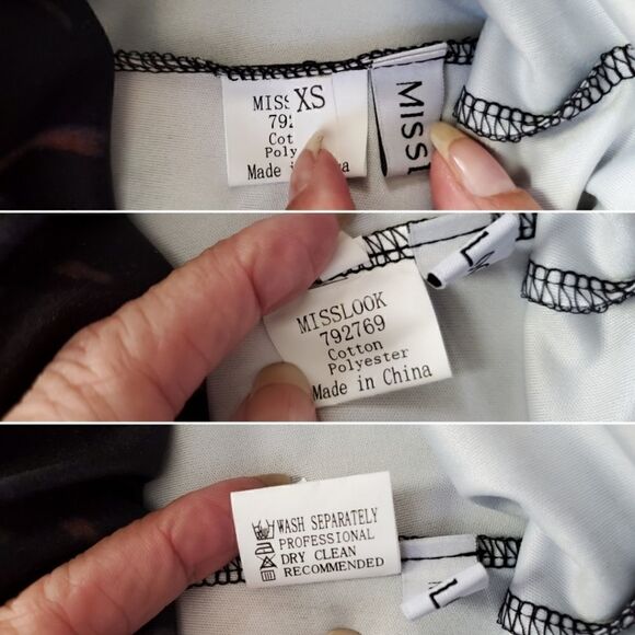 MissLook Multicolor Fancy Leggings Size X-small - Picture 10 of 10